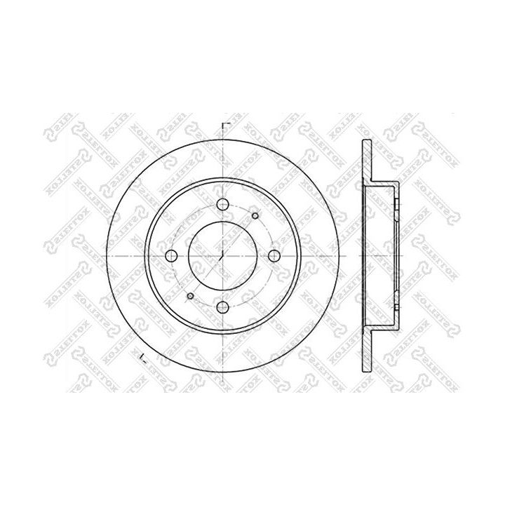 Stabdžių diskas STELLOX 6020-3406-SX