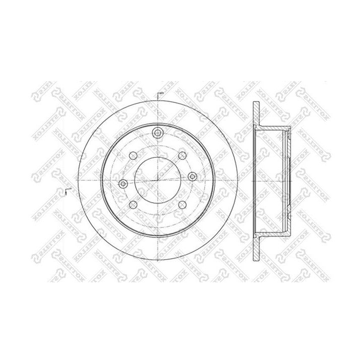 Stabdžių diskas STELLOX 6020-3412-SX