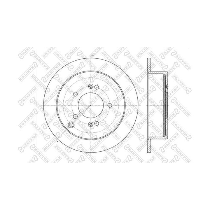 Stabdžių diskas STELLOX 6020-3414-SX
