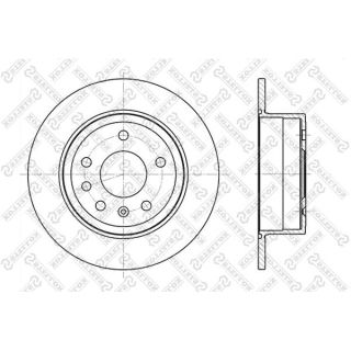Stabdžių diskas STELLOX 6020-3610-SX
