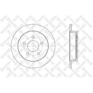 Stabdžių diskas STELLOX 6020-3636-SX