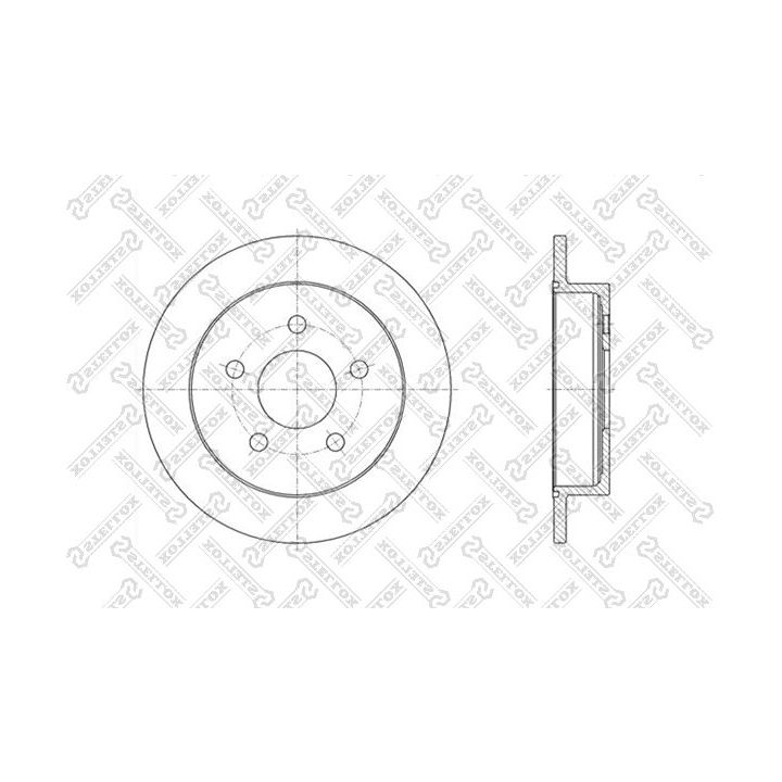 Stabdžių diskas STELLOX 6020-3636-SX
