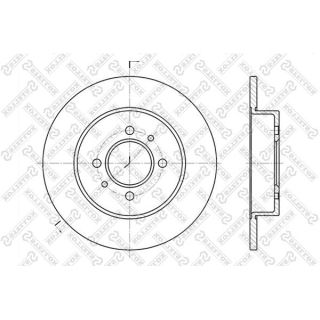 Stabdžių diskas STELLOX 6020-3914-SX