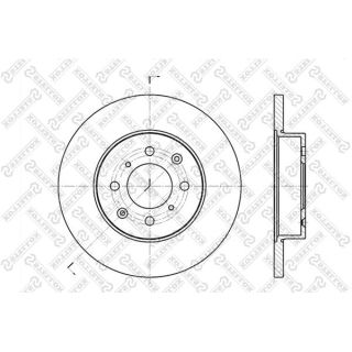 Stabdžių diskas STELLOX 6020-4012-SX
