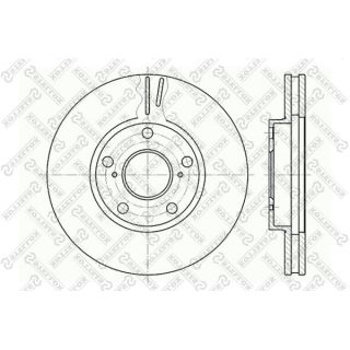 Stabdžių diskas STELLOX 6020-4549V-SX