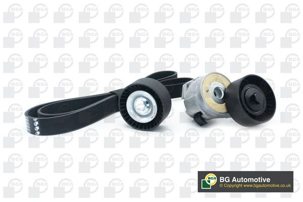 V formos rumbuotas diržas, komplektas BGA DB3200K