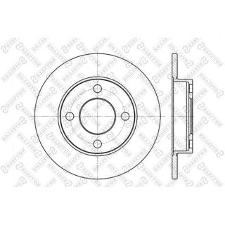 Stabdžių diskas STELLOX 6020-4748-SX