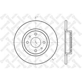 Stabdžių diskas STELLOX 6020-9932-SX