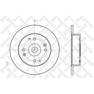 Stabdžių diskas STELLOX 6020-9939-SX