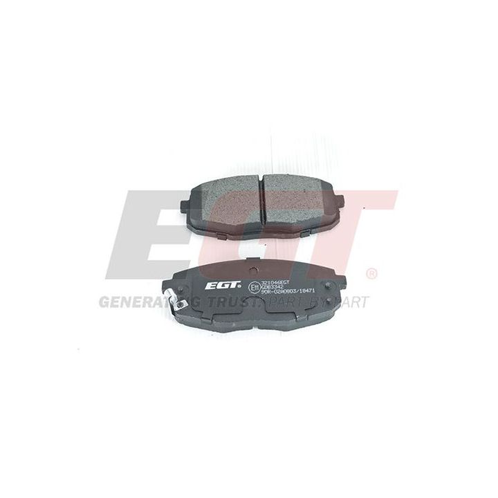 Stabdžių trinkelių rinkinys, diskinis stabdys EGT 321046EGT