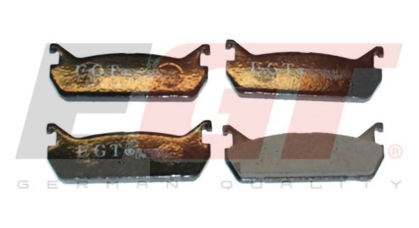 Stabdžių trinkelių rinkinys, diskinis stabdys EGT 321505EGT