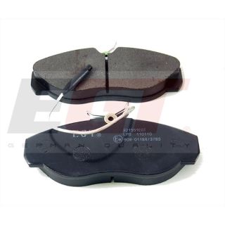 Stabdžių trinkelių rinkinys, diskinis stabdys EGT 321551EGT