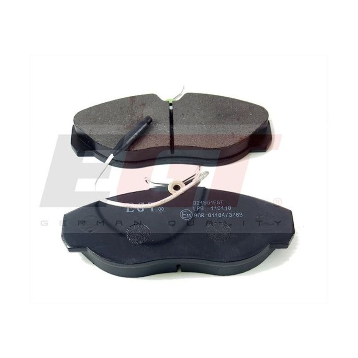 Stabdžių trinkelių rinkinys, diskinis stabdys EGT 321551EGT