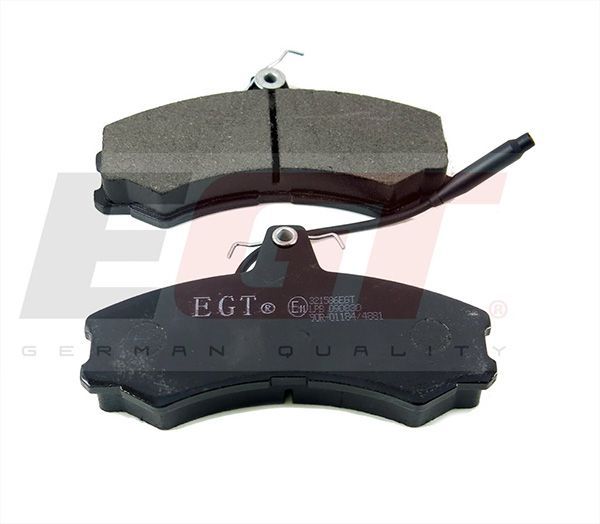 Stabdžių trinkelių rinkinys, diskinis stabdys EGT 321586EGT