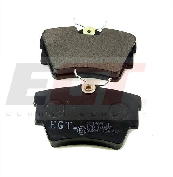 Stabdžių trinkelių rinkinys, diskinis stabdys EGT 321605EGT