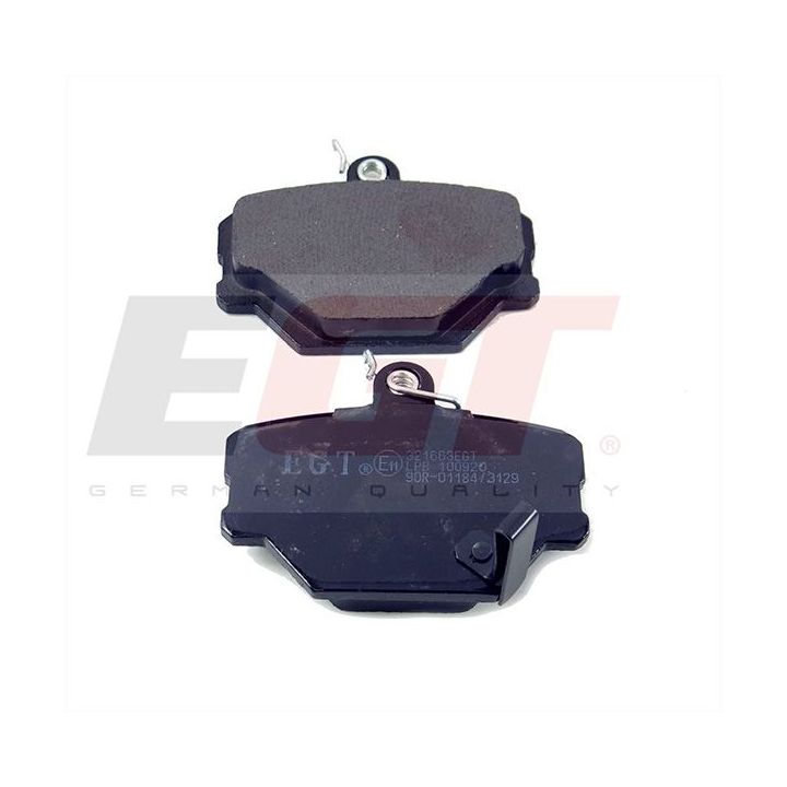 Stabdžių trinkelių rinkinys, diskinis stabdys EGT 321663EGT