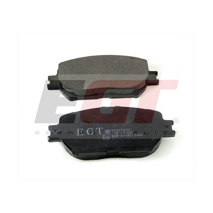 Stabdžių trinkelių rinkinys, diskinis stabdys EGT 321673EGT