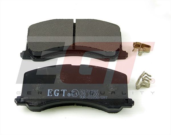 Stabdžių trinkelių rinkinys, diskinis stabdys EGT 321711EGT