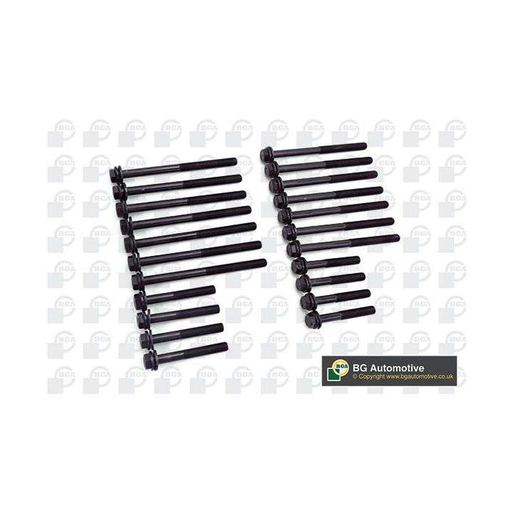 Varžtų kompl., cil. galvutės varžtai BGA BK4307