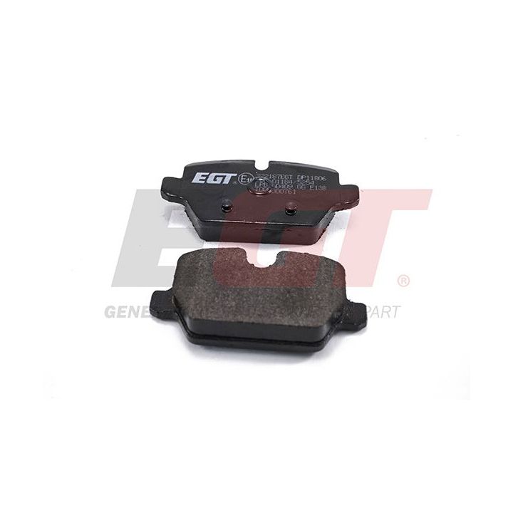 Stabdžių trinkelių rinkinys, diskinis stabdys EGT 322187EGT