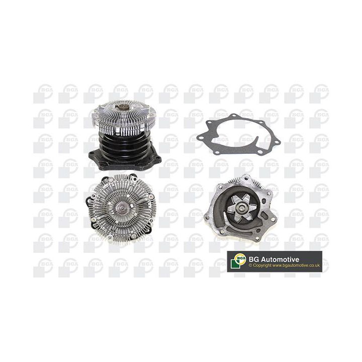 Vandens siurblys, variklio aušinimas BGA CP3478