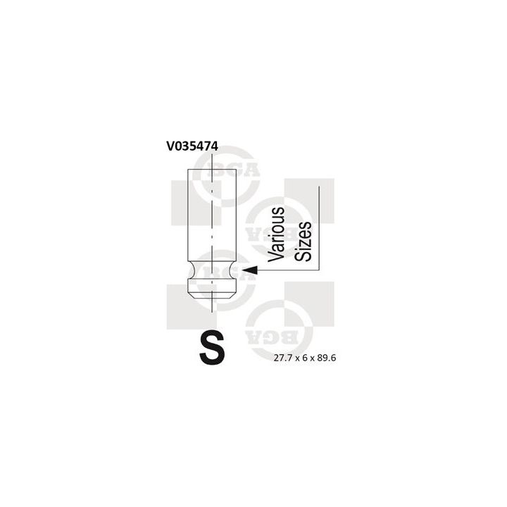 įvado vožtuvas BGA V035474