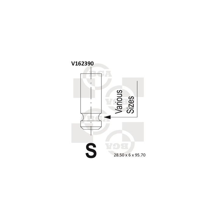 įvado vožtuvas BGA V162390