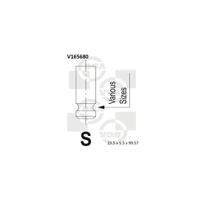 įvado vožtuvas BGA V165680