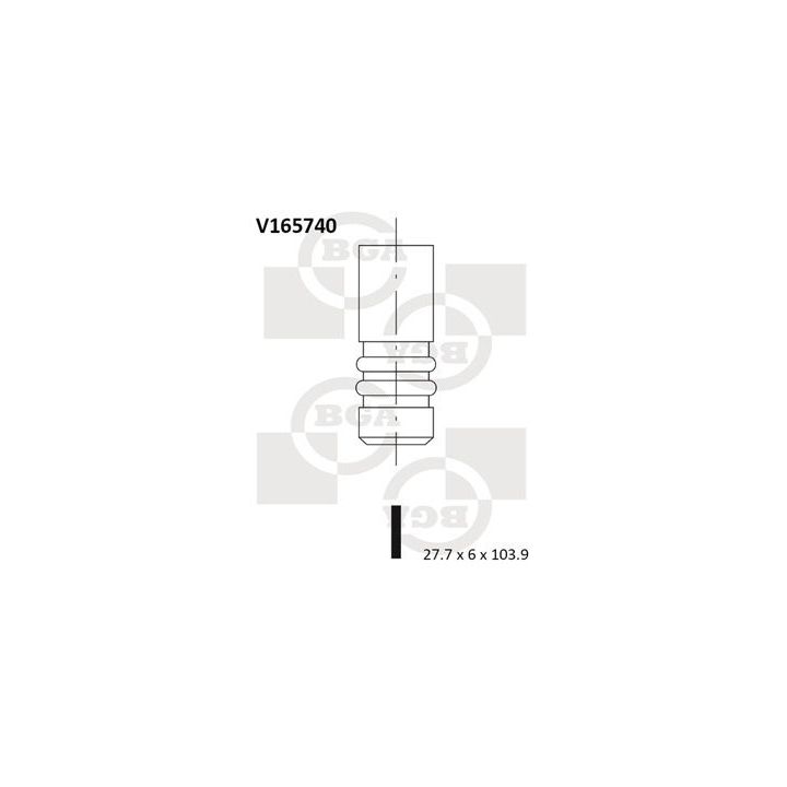 įvado vožtuvas BGA V165740