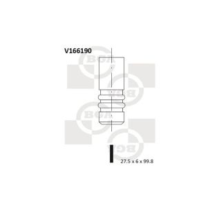 įvado vožtuvas BGA V166190