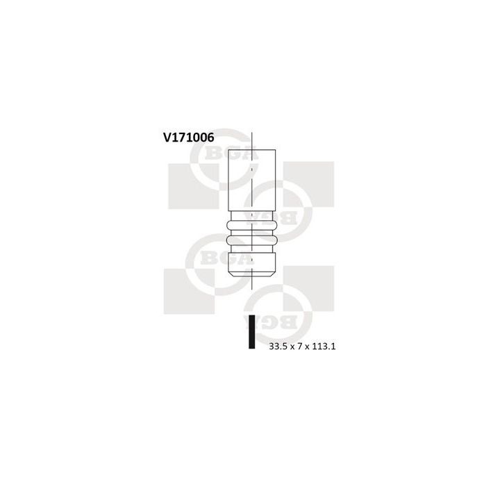 įvado vožtuvas BGA V171006