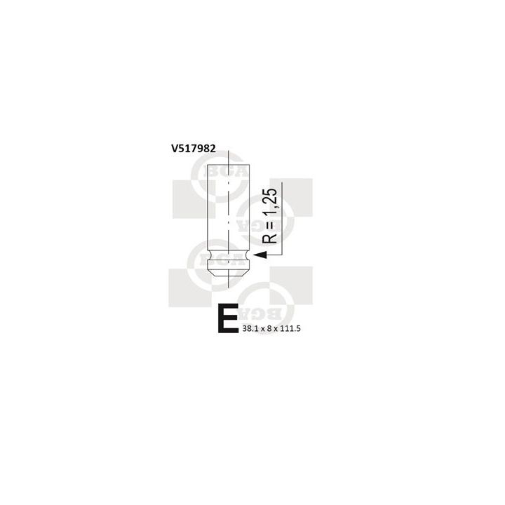 įvado vožtuvas BGA V517982