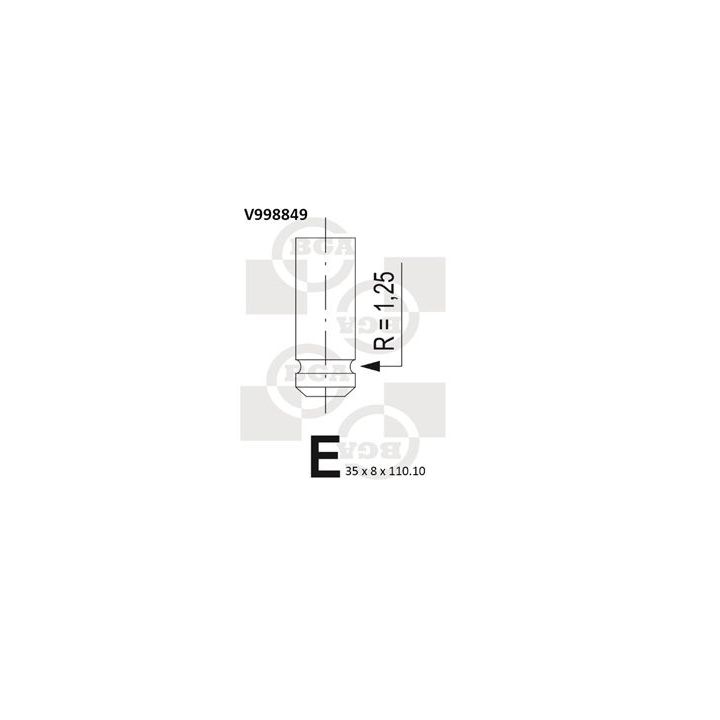 įvado vožtuvas BGA V998849