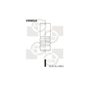 įvado vožtuvas BGA V998916