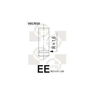 Angos vožtuvas BGA V017010