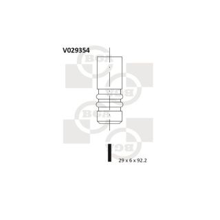 Angos vožtuvas BGA V029354