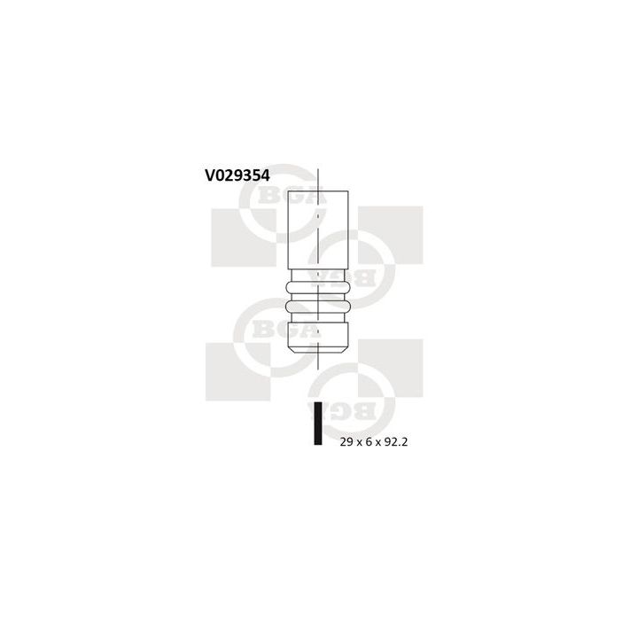 Angos vožtuvas BGA V029354