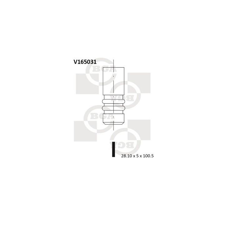 Angos vožtuvas BGA V165031