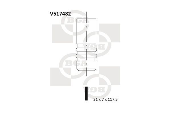 Angos vožtuvas BGA V517482