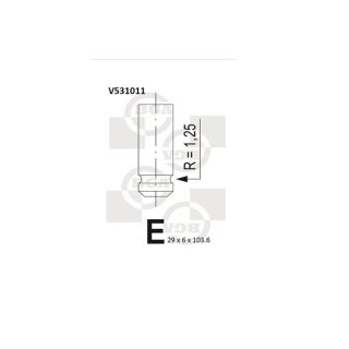 Angos vožtuvas BGA V531011