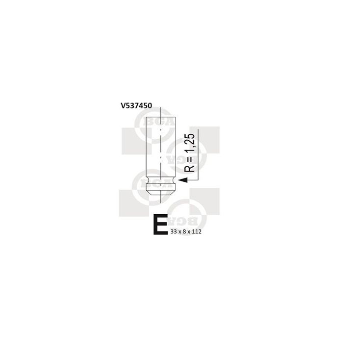 Angos vožtuvas BGA V537450