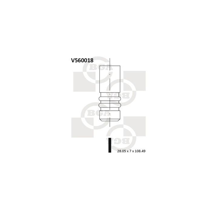 Angos vožtuvas BGA V560018