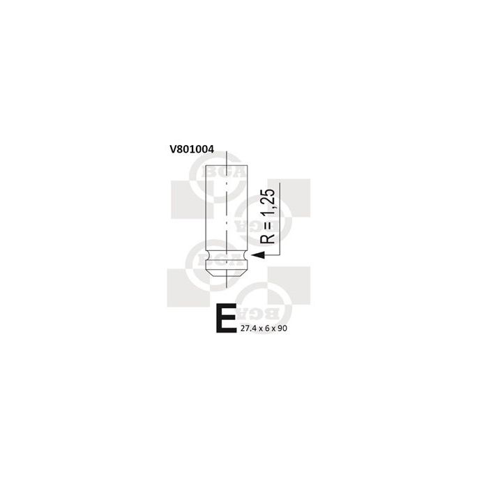 Angos vožtuvas BGA V801004