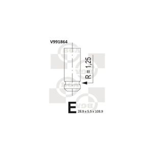 Angos vožtuvas BGA V991864