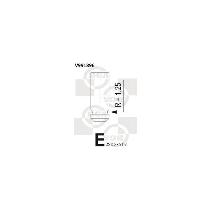 Angos vožtuvas BGA V991896