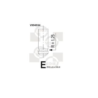 Angos vožtuvas BGA V994934