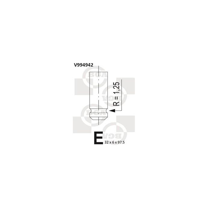 Angos vožtuvas BGA V994942