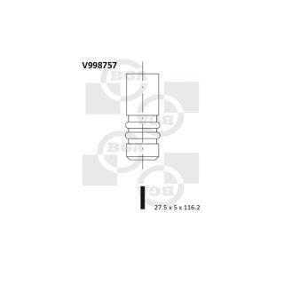 Angos vožtuvas BGA V998757