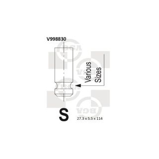 Angos vožtuvas BGA V998830