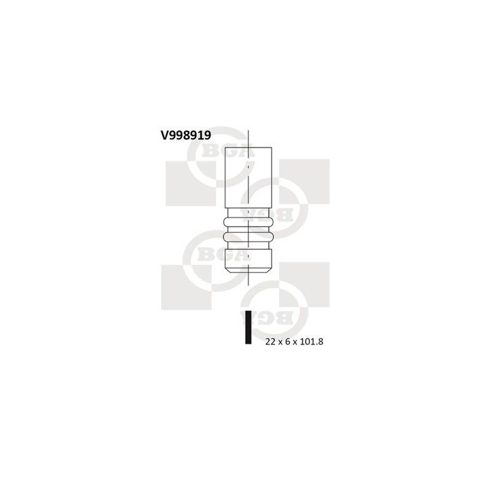 Angos vožtuvas BGA V998919